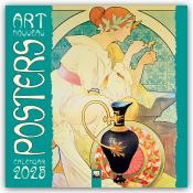 Flame Tree Publishing: Art Nouveau Posters - Jugendstil 2025