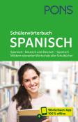 PONS Schülerwörterbuch Spanisch, m.  Buch, m.  Online-Zugang