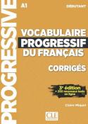 Vocabulaire progressif du Français, Niveau débutant (3ème édition), Corrigés + Audio-CD - Taschenbuch