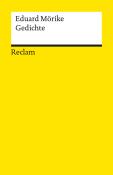 Buchcover mit gelbem Hintergrund. Titel: Eduard Mörike Gedichte, Verlag: Reclam.