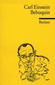 Carl Einstein: Bebuquin - Taschenbuch