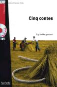 Guy de Maupassant: Cinq Contes, m. Audio-CD