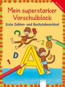 Christiane Krapp: Mein superstarker Vorschulblock - Erste Zahlen- und Buchstabenrätsel - Taschenbuch