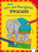 Edith Thabet: Mein Lern- und Übungsblock Vorschule - Buchstabenrätsel und Zahlenspiele - Taschenbuch