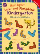Friederike Barnhusen: Mein bunter Lern- und Übungsblock Kindergarten. Bilderrätsel und Zählspiele - Taschenbuch