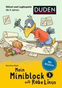 Dorothee Raab: Mein Miniblock mit Rabe Linus - Rätsel und Logikspiele - Taschenbuch