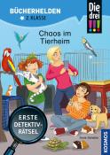 Anne Scheller: Die drei !!!, Bücherhelden 2. Klasse, Chaos im Tierheim - Taschenbuch