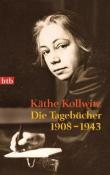 Buchcover mit dem Titel 'Käthe Kollwitz Die Tagebücher 1908-1943'. Abbildung einer Frau, die schreibt, in sepiafarbener Tönung.