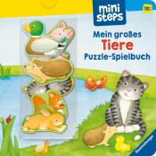 Frauke Nahrgang: ministeps: Mein großes Tiere Puzzle-Spielbuch