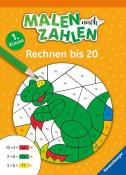 Martine Richter: Malen nach Zahlen, 1. Kl.: Rechnen bis 20 - Taschenbuch