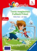 Meike Haas: Tonis magisches Fußball-Trikot - lesen lernen mit dem Leserabe - Erstlesebuch - Kinderbuch ab 6 Jahren - Lesen lernen 1. Klasse Jungen und Mädchen (Leserabe 1. Klasse) - gebunden