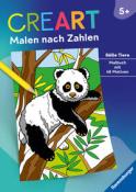 CreArt Malen nach Zahlen ab 5: Süße Tiere - Taschenbuch