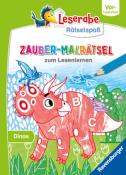 Melinda Ronto: Leserabe Rätselspaß Zauber-Malrätsel zum Lesenlernen: Dinos (Vor-Lesestufe) - Taschenbuch