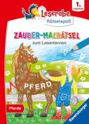 Martine Richter: Leserabe Rätselspaß Zauber-Malrätsel zum Lesenlernen: Pferde (1. Lesestufe) - Taschenbuch