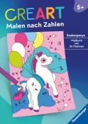 Ravensburger CreArt Malen nach Zahlen ab 5: Zauberponys, Malbuch, 24 Motive - Taschenbuch