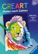 Ravensburger CreArt Malen nach Zahlen ab 7: Wilde Tiere, Malbuch, 24 Motive - Taschenbuch