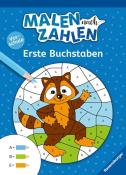 Kirstin Jebautzke: Malen nach Zahlen, Vorschule: Erste Buchstaben - Taschenbuch