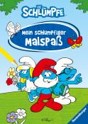 Ravensburger Die Schlümpfe - Mein schlumpfiger Malspaß - Malheft für Kinder ab 5 Jahren - Große Wimmelszenen zum Ausmalen - Taschenbuch