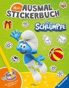 Mein Ausmalstickerbuch: Die Schlümpfe - Taschenbuch