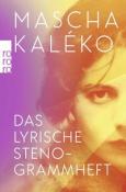 Buchcover mit dem Titel 'Das lyrische Steno-Grammheft' von Mascha Kaléko. Bild zeigt eine stilisierte Frau mit einem sanften Farbverlauf im Hintergrund.