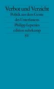 Philipp Lepenies: Verbot und Verzicht - Taschenbuch