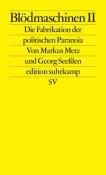 Georg Seeßlen: Blödmaschinen II - Taschenbuch
