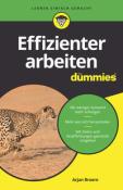 Buchcover mit dem Titel 'Effizienter arbeiten für dummies'. Abbildung eines Geparden im Hintergrund.