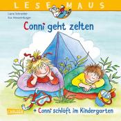 Liane Schneider: LESEMAUS 205: Conni geht zelten + Conni schläft im Kindergarten Conni Doppelband - Taschenbuch