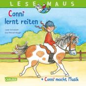 Liane Schneider: LESEMAUS 206:  Conni lernt reiten + Conni macht Musik Conni Doppelband - Taschenbuch