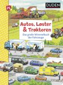 Christina Braun: Duden 24+: Autos, Laster & Traktoren: Das große Wimmelbuch der Fahrzeuge