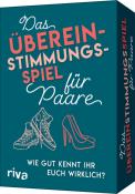 Spielverpackung mit dem Titel 'Das Übereinstimmungsspiel für Paare'. Grafiken von Turnschuhen und High Heels.