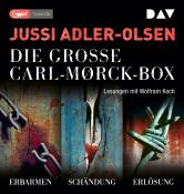 Jussi Adler-Olsen: Die große Carl-Mørck-Box 1. Box.1, 3 Audio-CD, 3 MP3 - cd