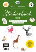 Bullet Journal Stickerbuch - Tiere: 600 Tiere aus aller Welt - von süß bis exotisch - Taschenbuch