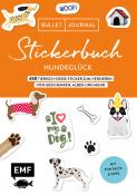 Bullet Journal Stickerbuch - Hundeglück - Taschenbuch