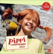 Astrid Lindgren: Pippi Langstrumpf Broschurkalender 2025