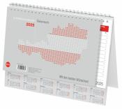 Schreibtischkalender Österreich 21 x 29 cm grau 2024