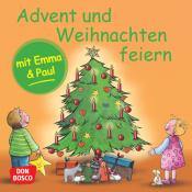 Monika Lehner: Advent und Weihnachten feiern mit Emma und Paul. Mini-Bilderbuch - geheftet