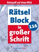 Eberhard Krüger: Rätselblock in großer Schrift 116 - Taschenbuch