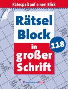 Eberhard Krüger: Rätselblock in großer Schrift 118 - Taschenbuch