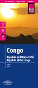 Reise Know-How Landkarte Kongo / Congo (1:2.000.000). Republic & Democratic Republic of the Congo. République & République Démocratique du Congo República & República democrática del Congo