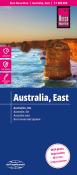 Reise Know-How Verlag Peter Ru: Reise Know-How Landkarte Australien, Ost / Australia, East (1:1.800.000)