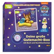 Panini: PAW Patrol: Deine große Gutenacht-Box mit Buch und Nachttischlampe - gebunden