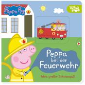 Panini: Peppa Pig: Peppa bei der Feuerwehr: Mein großer Schiebespaß
