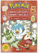 Panini: Pokémon: Mein großes Wimmel-Malbuch - Willkommen in Paldea! - Taschenbuch