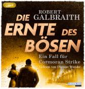 Robert Galbraith: Die Ernte des Bösen, 3 Audio-CD, 3 MP3 - CD