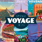 Ackermann Kunstverlag: Vintage Voyage - Reiseposter - Kalender 2025 - 30x30