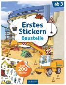 Erstes Stickern - Baustelle - Taschenbuch