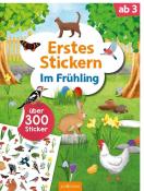 Erstes Stickern - Im Frühling - Taschenbuch