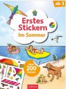 Erstes Stickern - Im Sommer - Taschenbuch