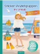 Sticker-Anziehpuppen Metallic - Im Urlaub - Taschenbuch
